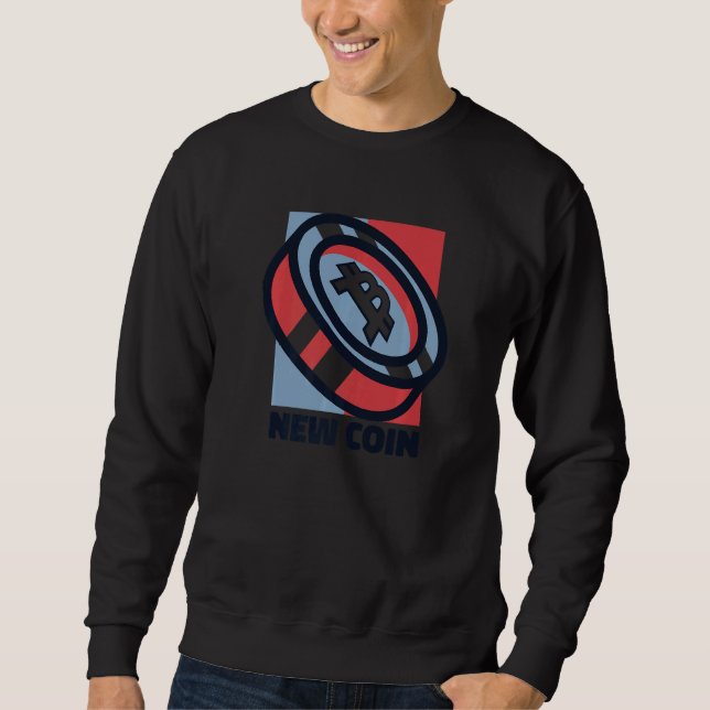 Moletom Nova Moeda Criptomoeda Blockchain Cripto Bitcoin  (Frente)