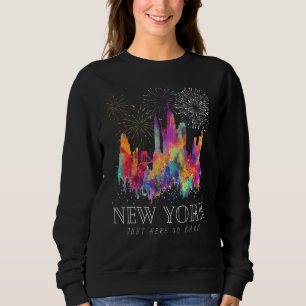 Moletom Nova York Apenas Aqui Para Bang 4 De Julho Bandeir