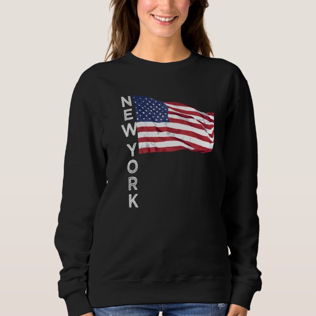 Moletom Nova York Ny Long Island Upstate Big Apple Férias (Frente)