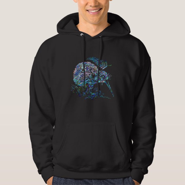 MOLETOM NOVA ZEALAND KIWI FERN PAUA HOODIE (Frente)
