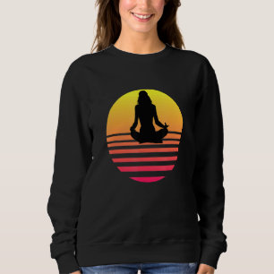 Moletom Novela da Meditação de Ioga Clássica do Sunset Clá