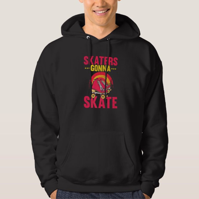 Moletom Noveldade Nostálgica Skates de cilindro antigos mo (Frente)