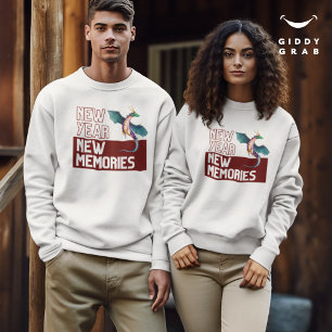 Moletom Novo Ano Novo Dragão Vermelho Cereja