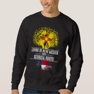 Moletom Novo México Home Georgia Raiz Bandeira da Árvore d