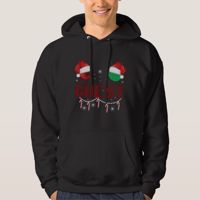 Moletom Nozes de Natal Correspondência de Natal Casais  (Frente)