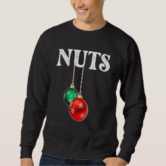 Moletom Nozes do Peito Correspondendo Castanhas de Natal C