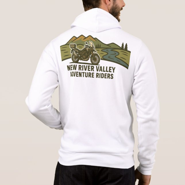 Moletom NRV Adventure Riders - Zip-up Hoodie (Verso)