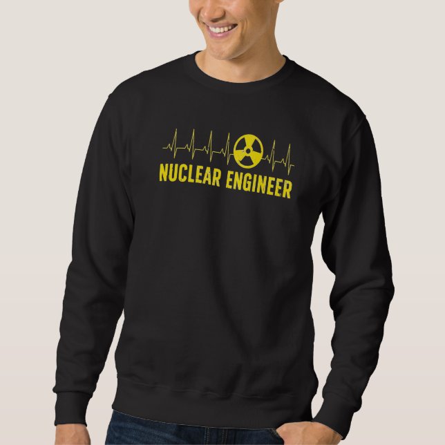 Moletom Nuclear Engineer Heartbeat Nuclear Engineering (Frente)