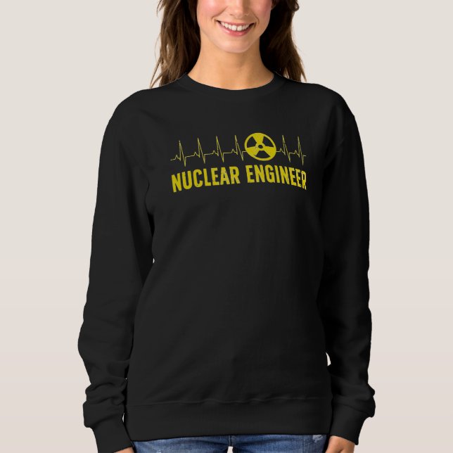 Moletom Nuclear Engineer Heartbeat Nuclear Engineering (Frente)