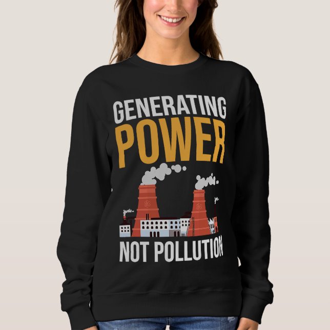 Moletom Nuclear Engineer Power Not Pollution (Frente)