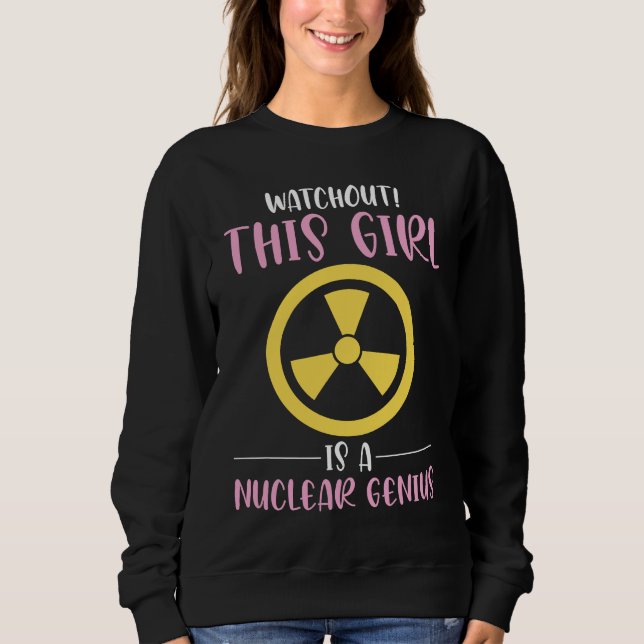 Moletom Nuclear Genius Engineer Girl (Frente)