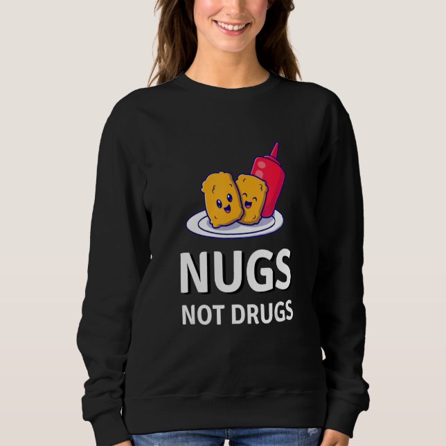 Moletom Nuggets de Frango  Nugs Não São Drogas (Frente)