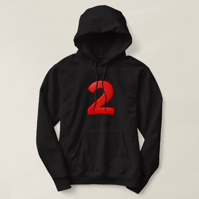 Moletom Number 2 Sport Hoodie – Athletic Style & Power Loo (Frente do Design)