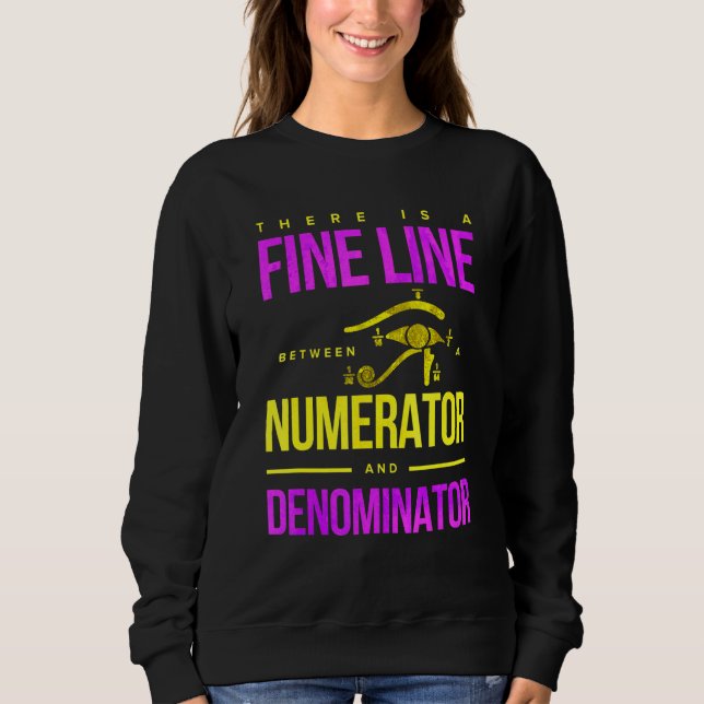 Moletom Numerador E Denominador De Linha Fine (Frente)