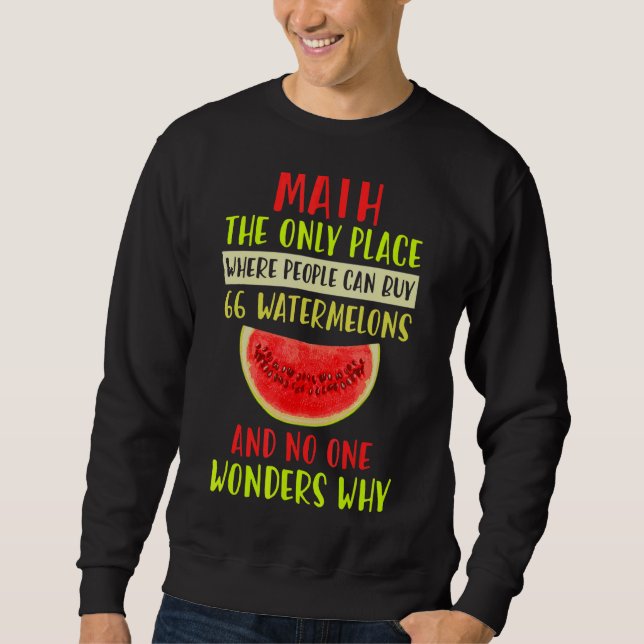 Moletom Número de Cálculo de Matemática de Matemática e Me (Frente)