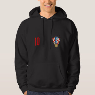 Moletom Número de Jersey na Croácia dez futebol croata