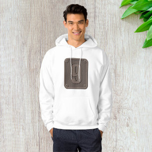 Moletom Número de metal Nove Mens Hoodie