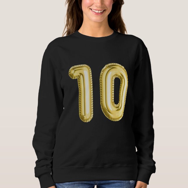 Moletom Número Dez 10 (Frente)