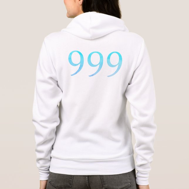 Moletom Número do Anjo 999 - Oportunidades Douradas (Verso)