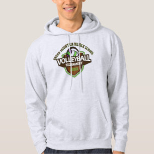 Moletom Número do Ano do Torneio de Voleibol Personalizado