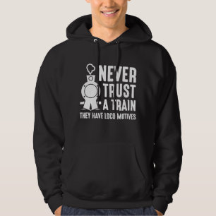 Moletom Nunca Confie Em Um Trem