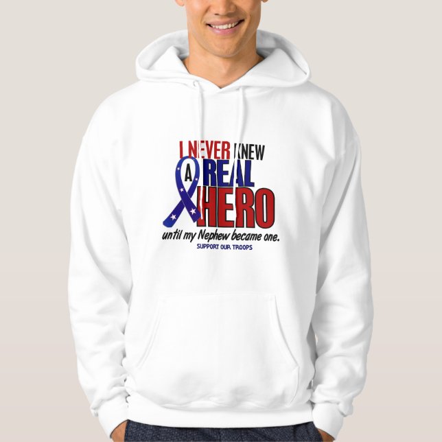 Moletom Nunca conheceu um sobrinho do herói 2 (apoie (Frente)