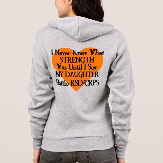 Moletom Nunca Conheci Força/Coração/Filha...RSD/CRPS (Verso)