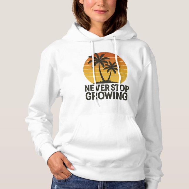 Moletom Nunca Pare De Cultivar Hoodie Retrosóbrio (Frente)