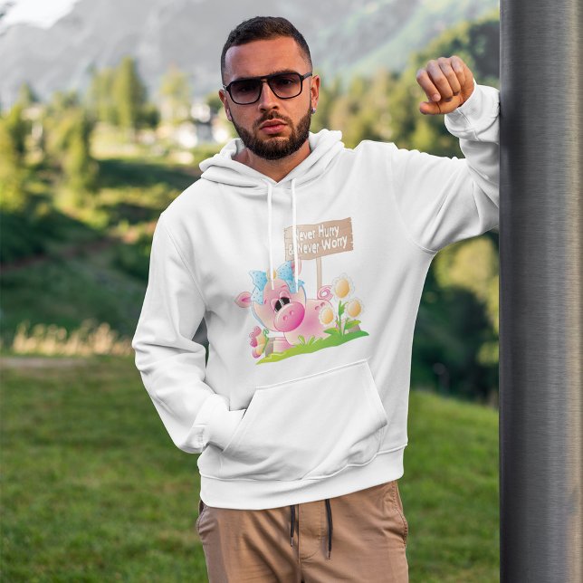 Moletom Nunca Se Apresse E Nunca Se Preocupe Com Hoodie (Criador carregado)