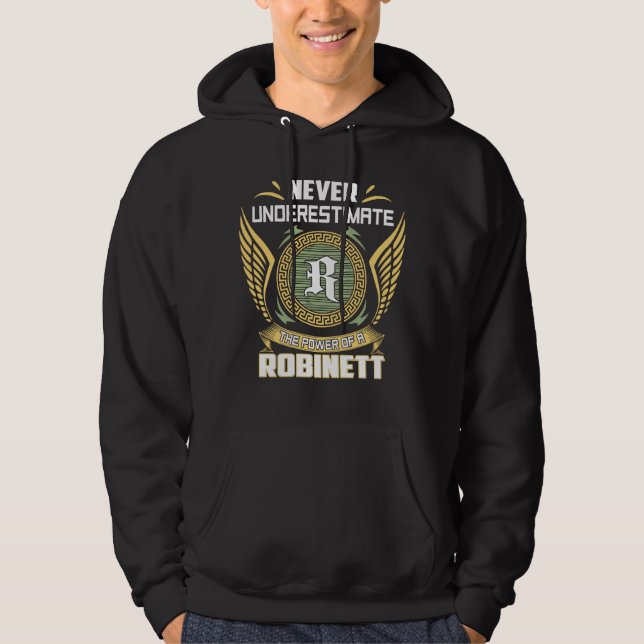 Moletom Nunca Subestime O Poder De Um Robinett (Frente)
