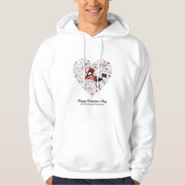 Moletom Nurse Engineer Teacher Professional Valentine Hear