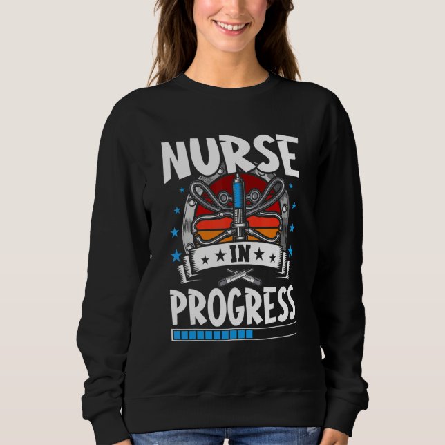 Moletom Nurse In Progress Trainee Student (Frente)