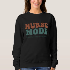Moletom Nurse Mode Retro Wavy Typography