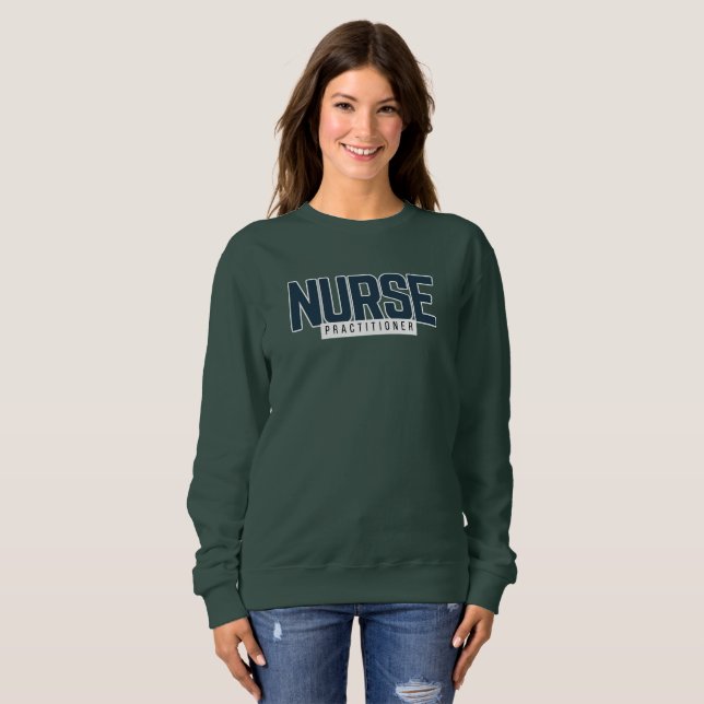 Moletom Nurse Practitioner - NP Apparel (Frente Completa)
