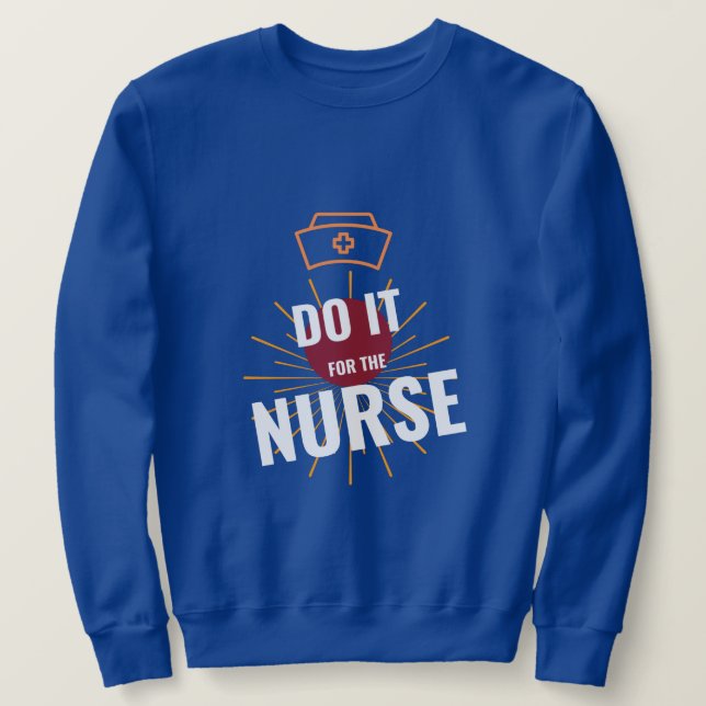 MOLETOM NURSE SWEATSHIRT (Frente do Design)