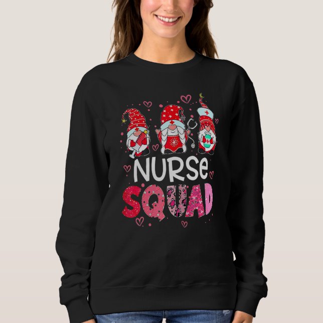Moletom Nurse Valentines Day Valentine ER ICU NICU RN Nurs (Frente)