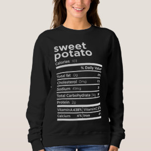 Moletom Nutrição De Batata Doce Fata Engraçada, Ação De Gr