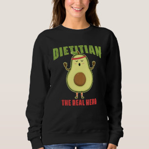 Moletom Nutricionista de Abacate Herói Real Nutricionista