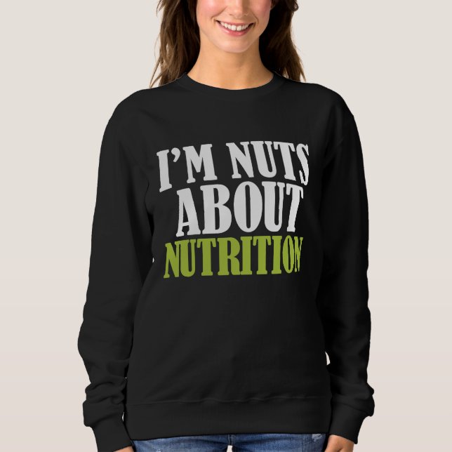 Moletom Nutricionista Sou Louco Por Nutrição (Frente)