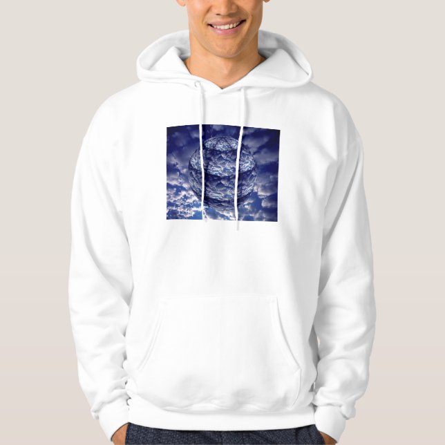 Moletom Nuvem abstrata esfera 3D (Frente)