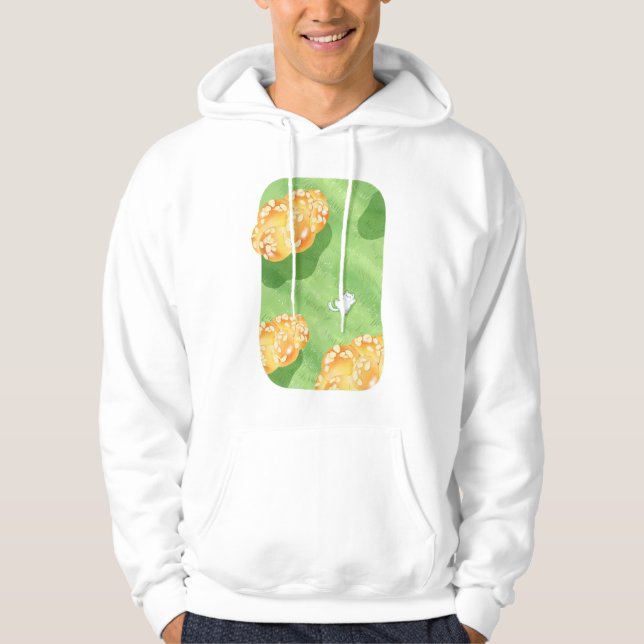 Moletom nuvens de pão macio (Frente)