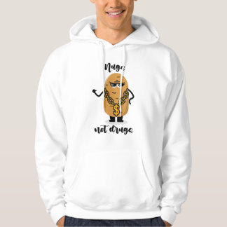 Moletom Nuvens não drogas Hoodie