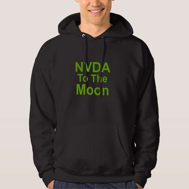 Moletom NVDA À Lua (Frente)