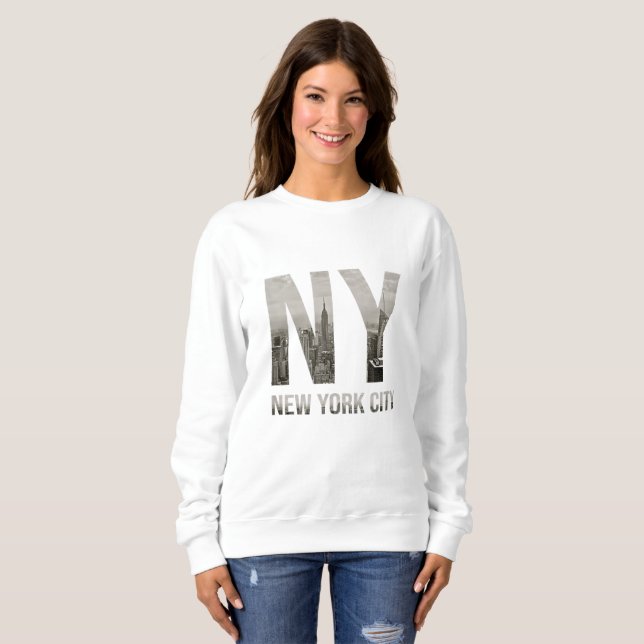 Moletom NYC Skylines Nova Iorque Que Nunca Dorme (Frente Completa)