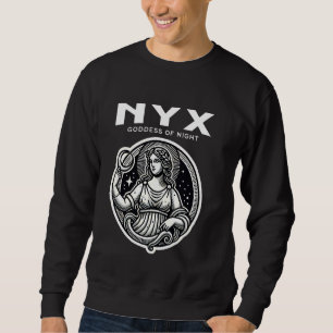 Moletom Nyx Deusa Grega da mitologia grega antiga da noite