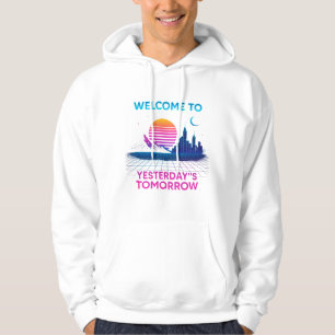 Moletom O Amanhã de Ontem - Design Retro Synthwave
