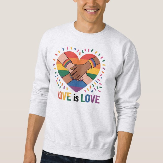 Moletom O amor é amor (Frente)