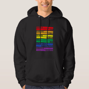 Moletom O Amor É O Amor A Ciência É Real - Rainbow Lgbtq L