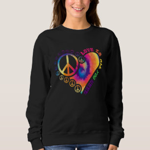 Moletom O Amor É Tudo Que Você Precisa Tie Dye Hippie