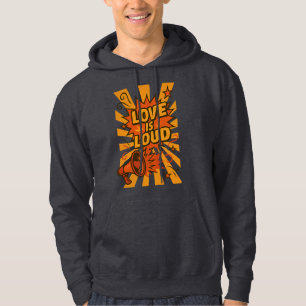 Moletom O Amor é uma Afirmação em Estilo de Quadrinhos em